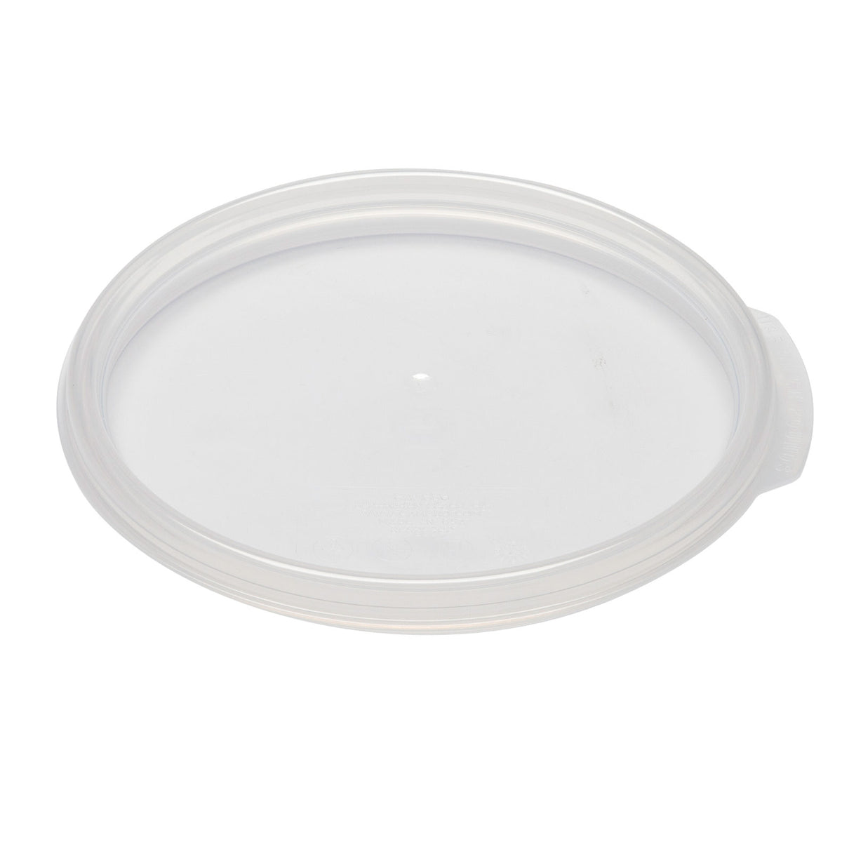 Cambro RFS2SCPP190 Clear Polypropylene Lid For 2-qt & 4-qt Round Camwear Containers, NSF — Case of 12 pieces