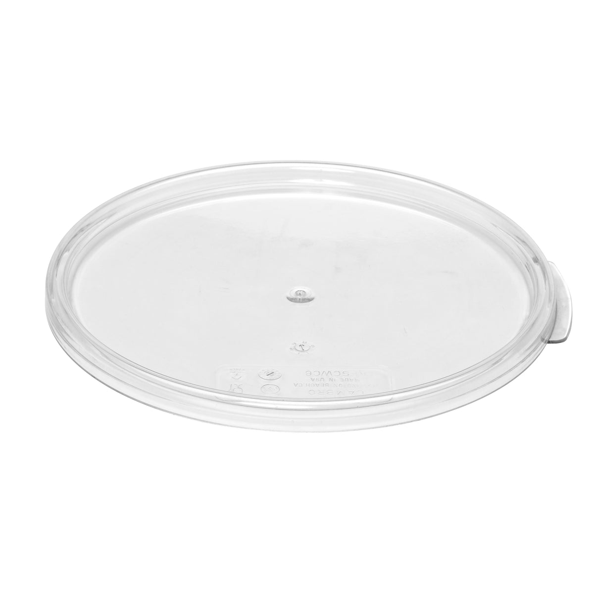 Cambro RFSCWC6135 Cover - Polycarbonate Lid For 6-qt & 8-qt Round Storage Containers, NSF — Case of 12 pieces