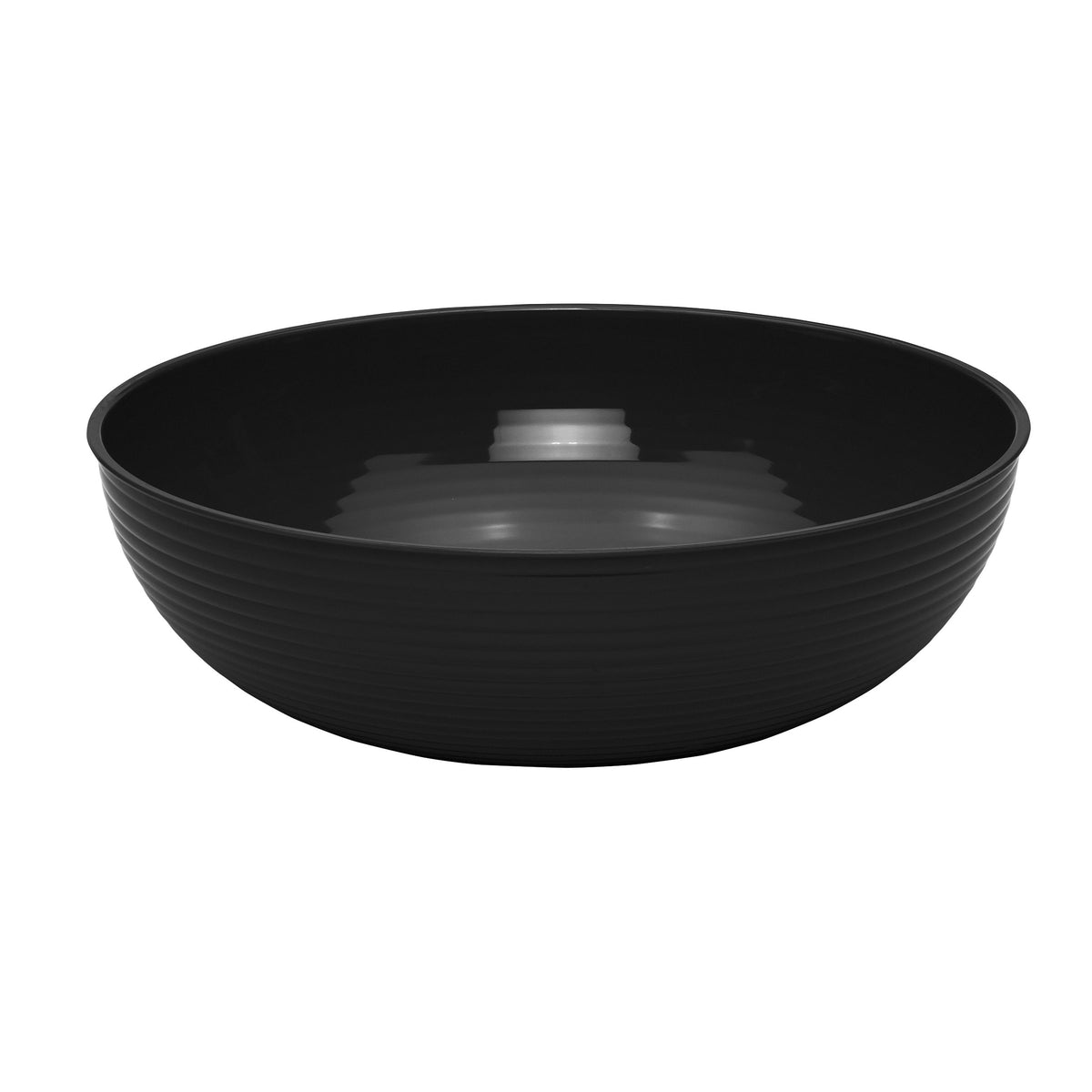 Cambro RSB23CW110 - 40 Quart Round Polycarbonate Bowl, 22.9" Diameter, Black, NSF, Dishwasher Safe — Case of 4 pieces