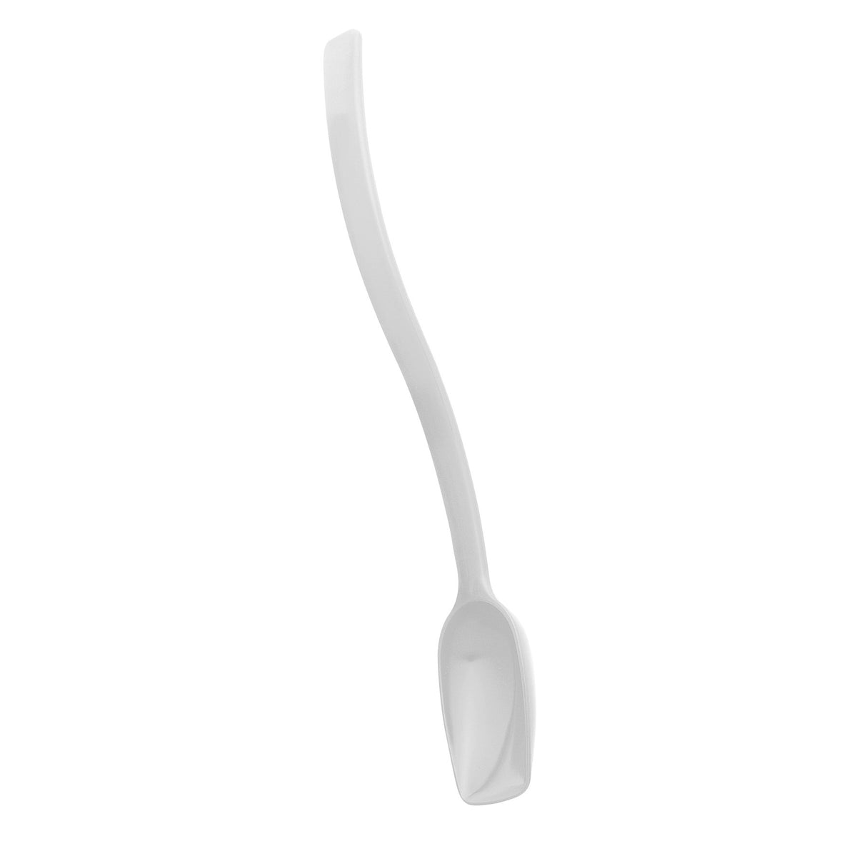 Cambro SPO10CW148 - 10" Buffet Spoon, 3/4 oz, White Polycarbonate, Hanging Hole, NSF — Case of 12 pieces