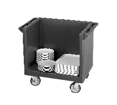 Cambro TDC2029192 Granite Green Polyethylene Dish Cart, 38-1/8L x 22-1/4W x 34-1/4H, 4 Swivel Casters, NSF