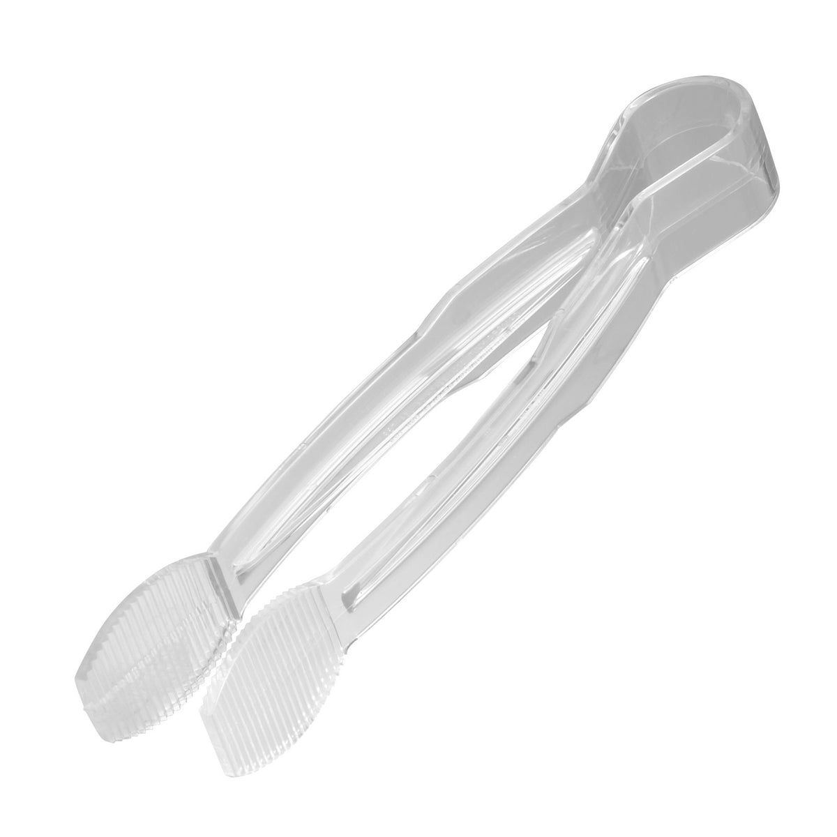 Cambro TG9135 9" Clear PC Serving Tongs, Flat-Grip, Heat-Resistant -40°F-210°F, NSF — Case of 12 pieces