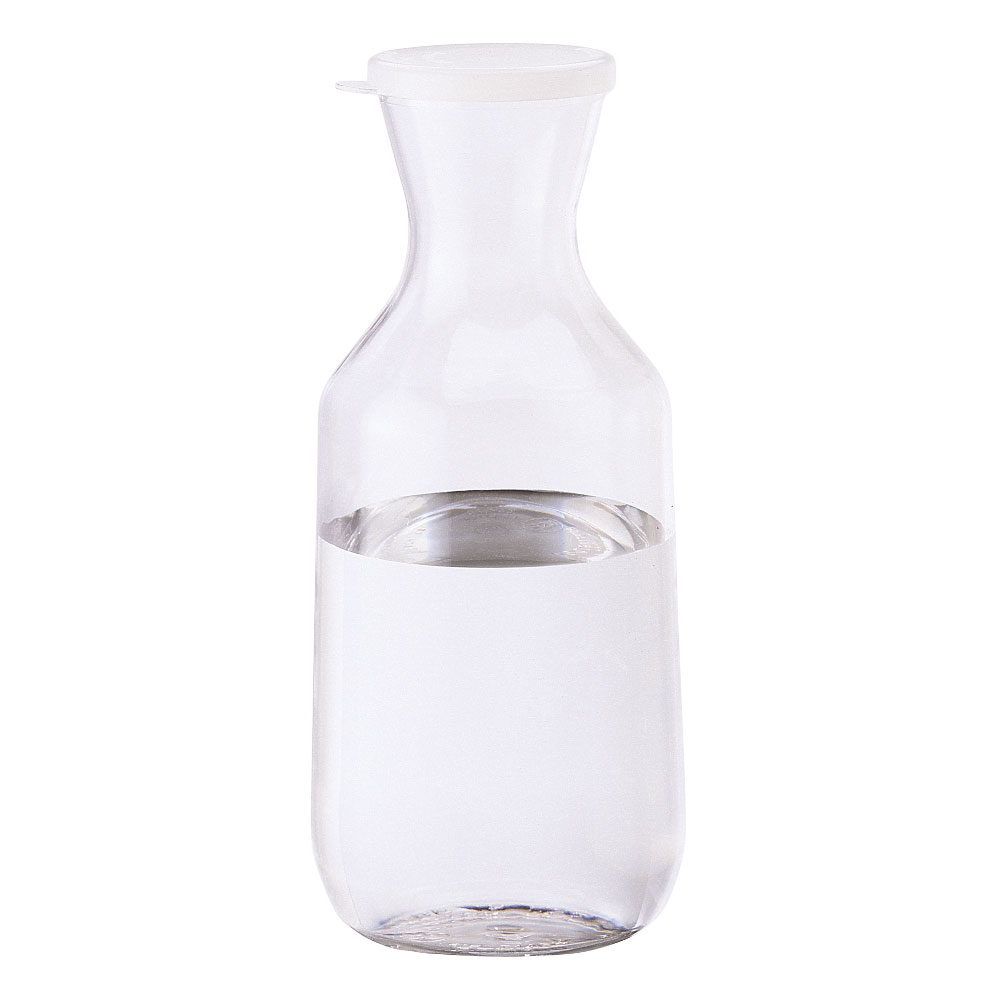 Cambro WW1500135 CamView Camliter Decanter 1.5 L (35-59 oz) Poly 10 in Spill-Proof Dishwasher USA — Case of 12 pieces