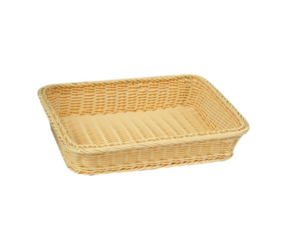 Concasse MCCETR110803B Rectangular Woven Basket β beige