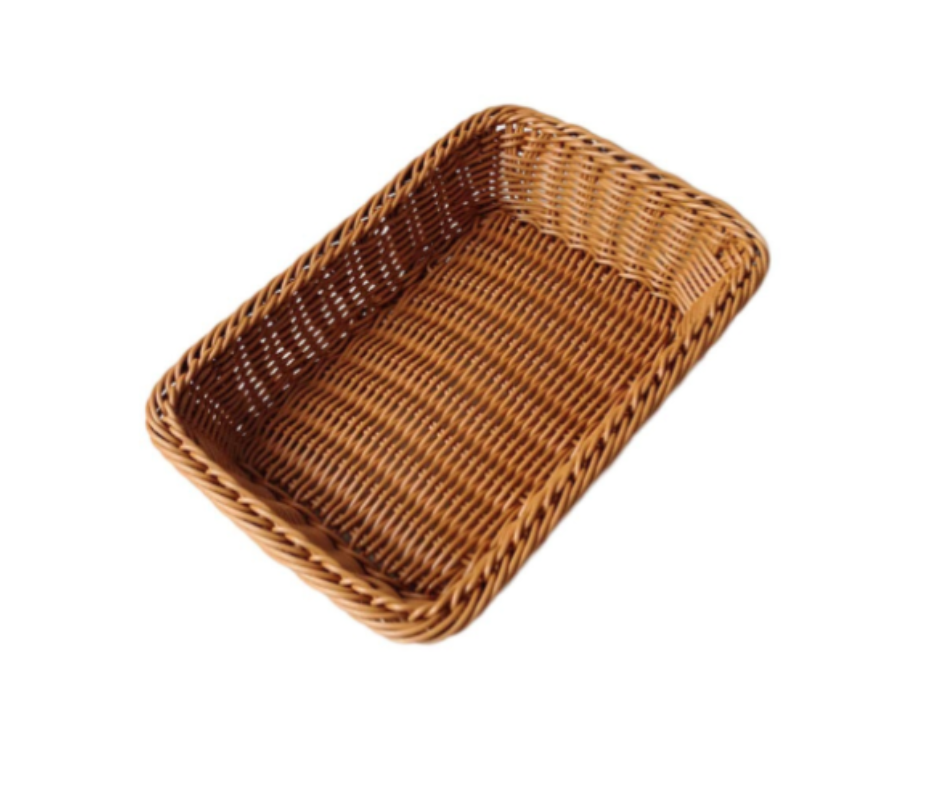 Concasse MCCETR110803C Rectangular Woven Basket β brown