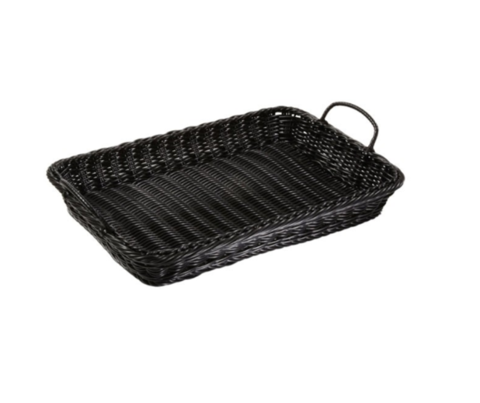 Concasse MCCETR19144N Rectangular Woven Basket β black