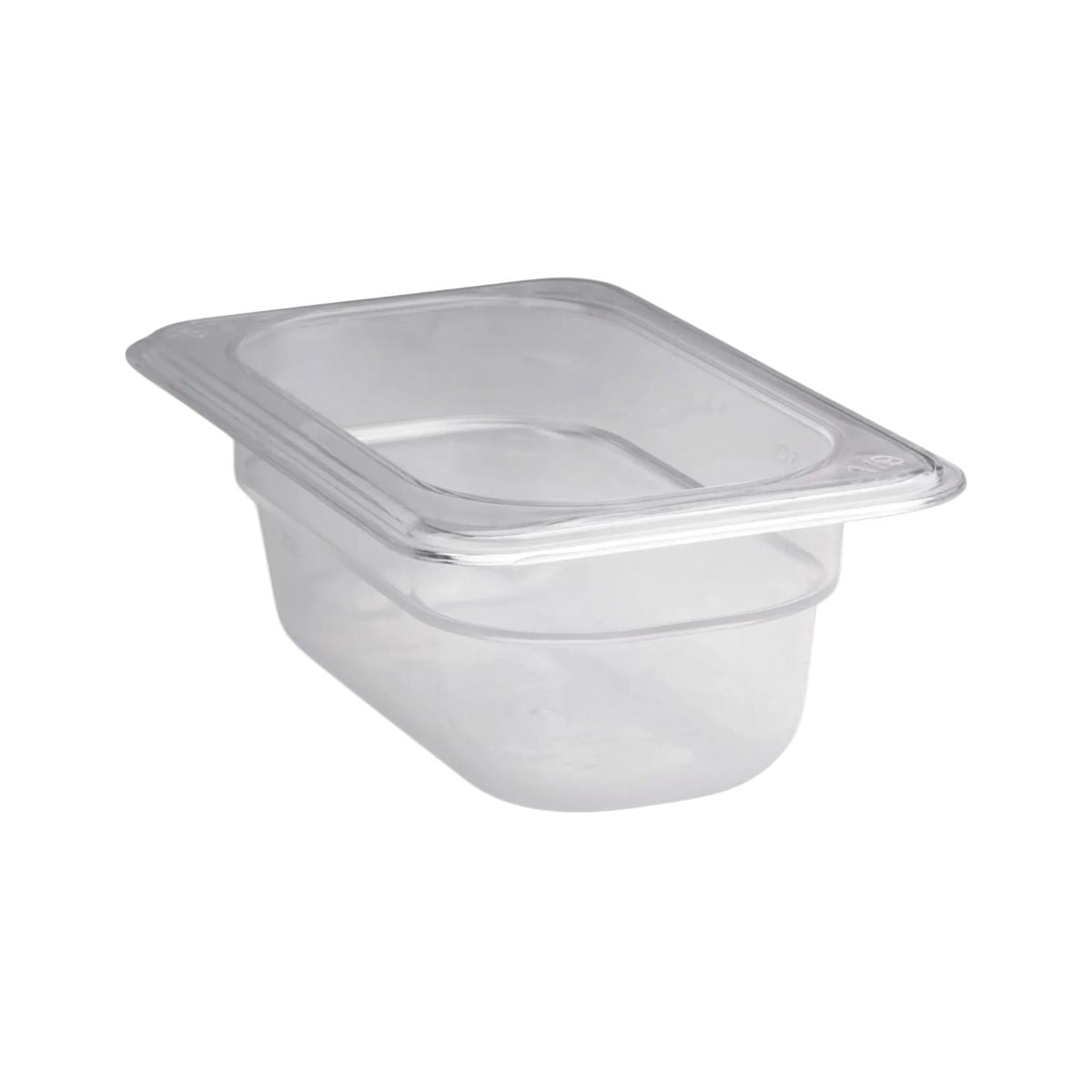 Concasse MCIP1906 Ninth Size Food Table Pan β 1/9 size, clear