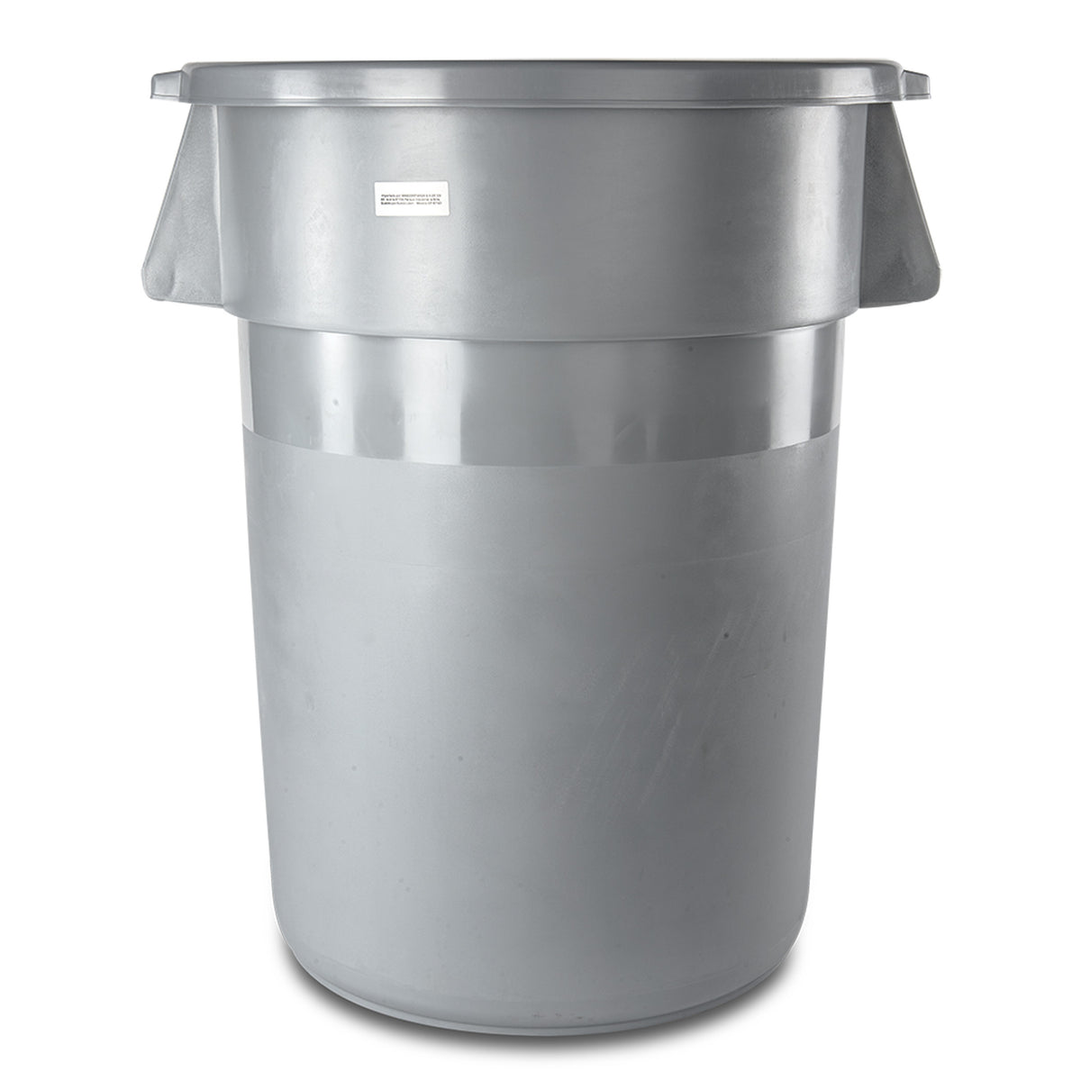 Concasse MCLBBRED128 Heavy Duty Trash Can 32 Gallons — 32 gallons, gray