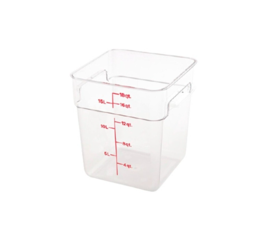 Concasse MCRC15000 Square Storage Container β 18 liters