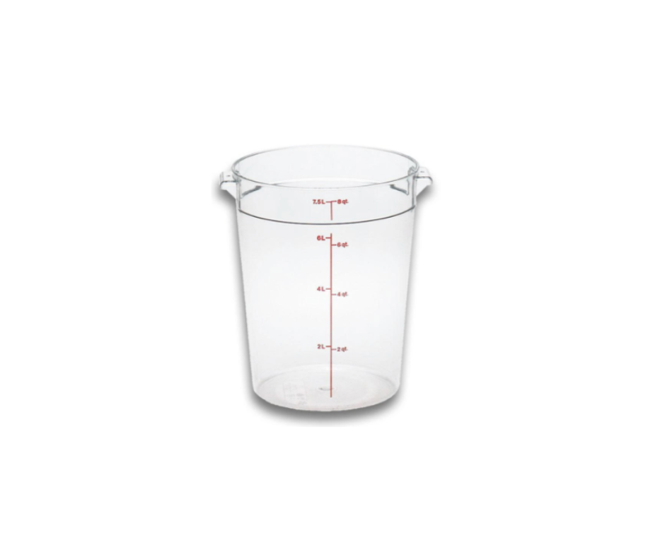 Concasse MCRR7500 Round Storage Container β 8 liters