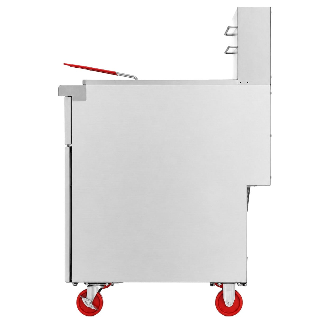 Cookline CF-40E-208-3 electric floor fryer, side view