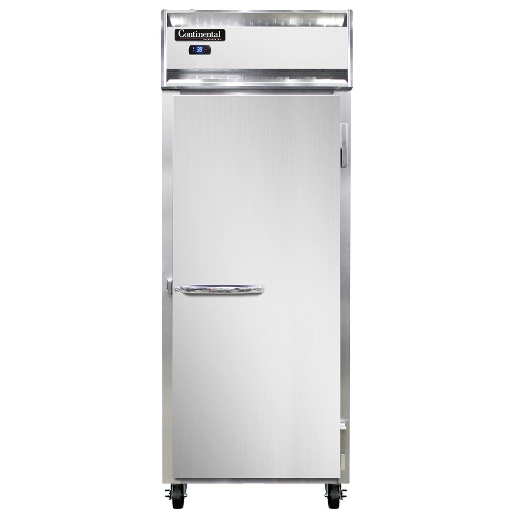 Continental Refrigerator 1RESNSA 28.5-Inch Reach-In Refrigerator — 1 Doors, Stainless Steel Exterior