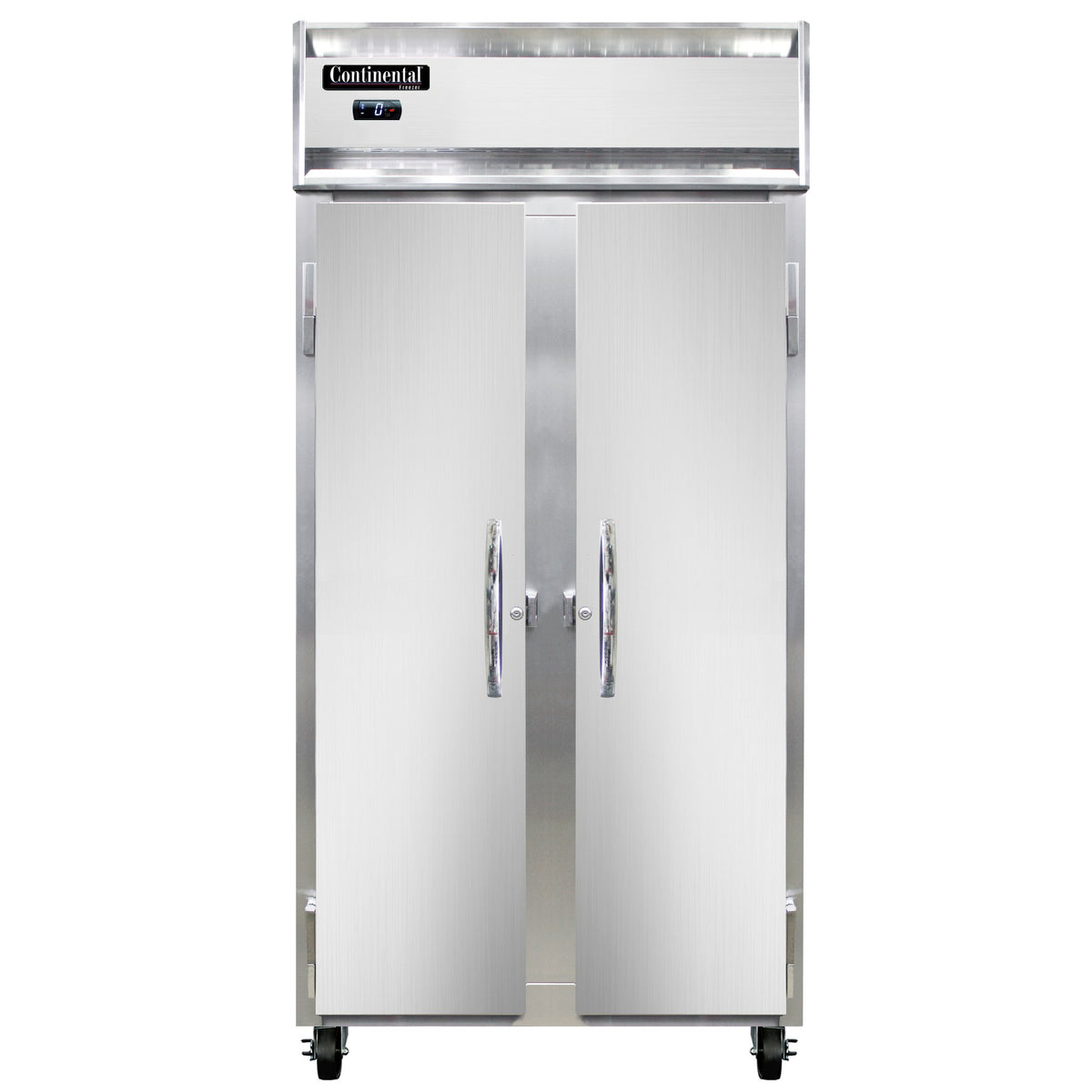 Continental Refrigerator 2FSEN 36.25-Inch Reach-In Freezer — 2 Doors, Stainless Steel Front