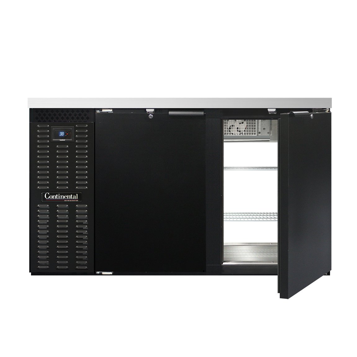 Continental Refrigerator BB59SNPT 59-Inch Back Bar Refrigerator — 4 Doors