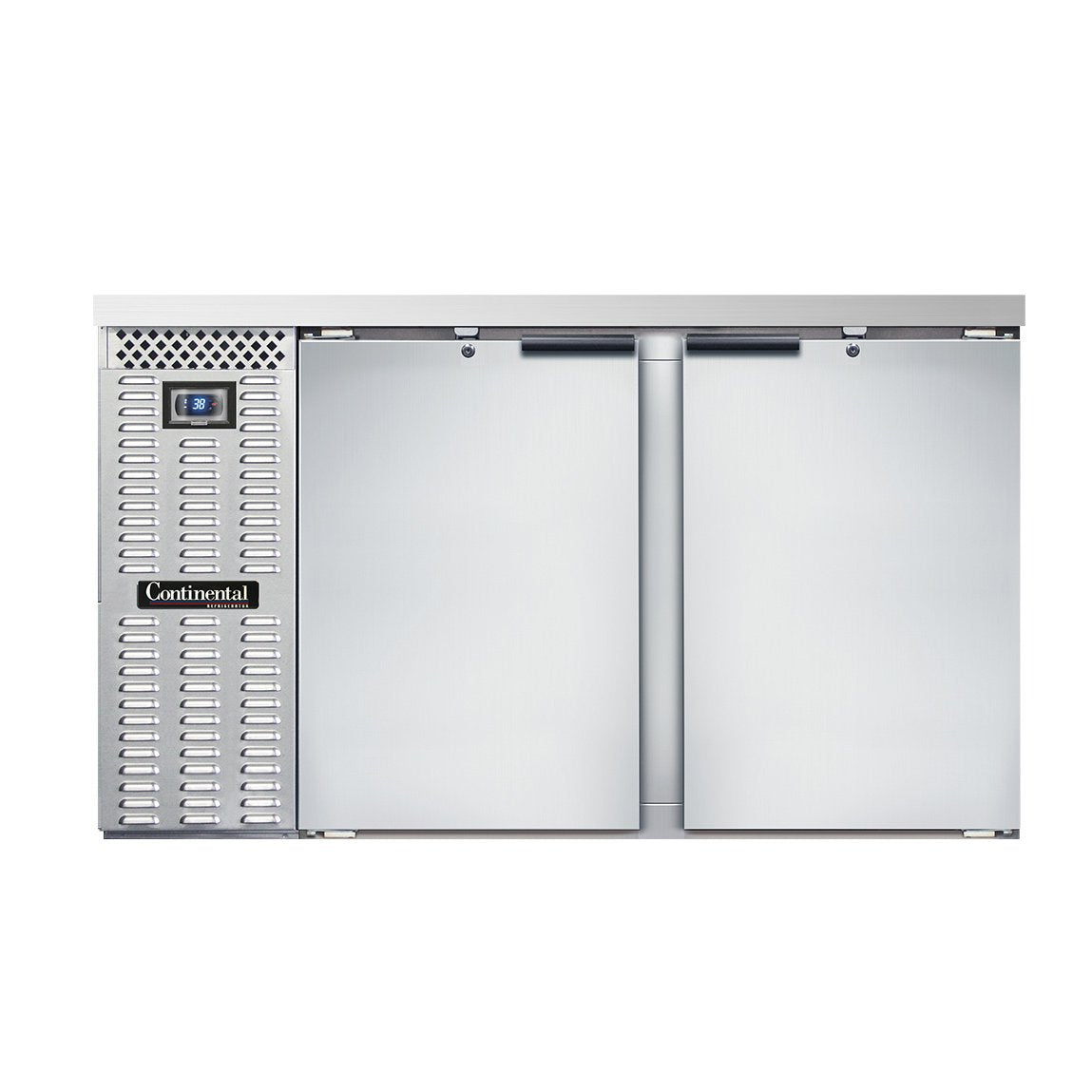 Continental Refrigerator BB59SNSS 59-Inch Back Bar Refrigerator — 2 Doors, Stainless Steel Exterior