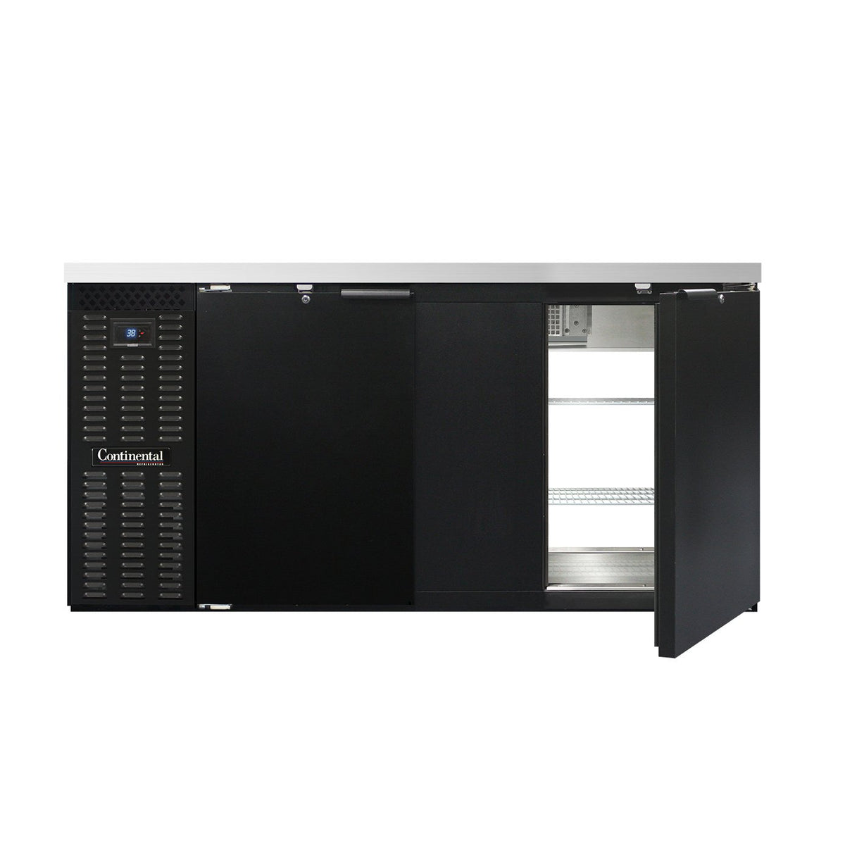 Continental Refrigerator BB69SNPT 69-Inch Back Bar Refrigerator — 4 Doors