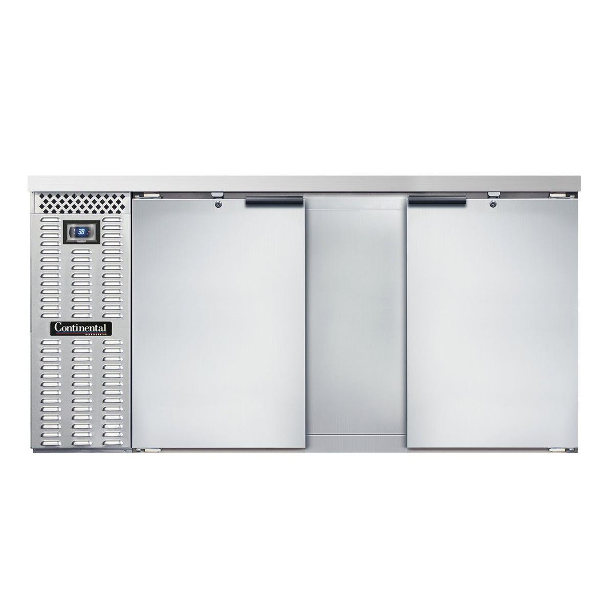 Continental Refrigerator BB69SNSS 69-Inch Back Bar Refrigerator — 2 Doors, Stainless Steel Exterior