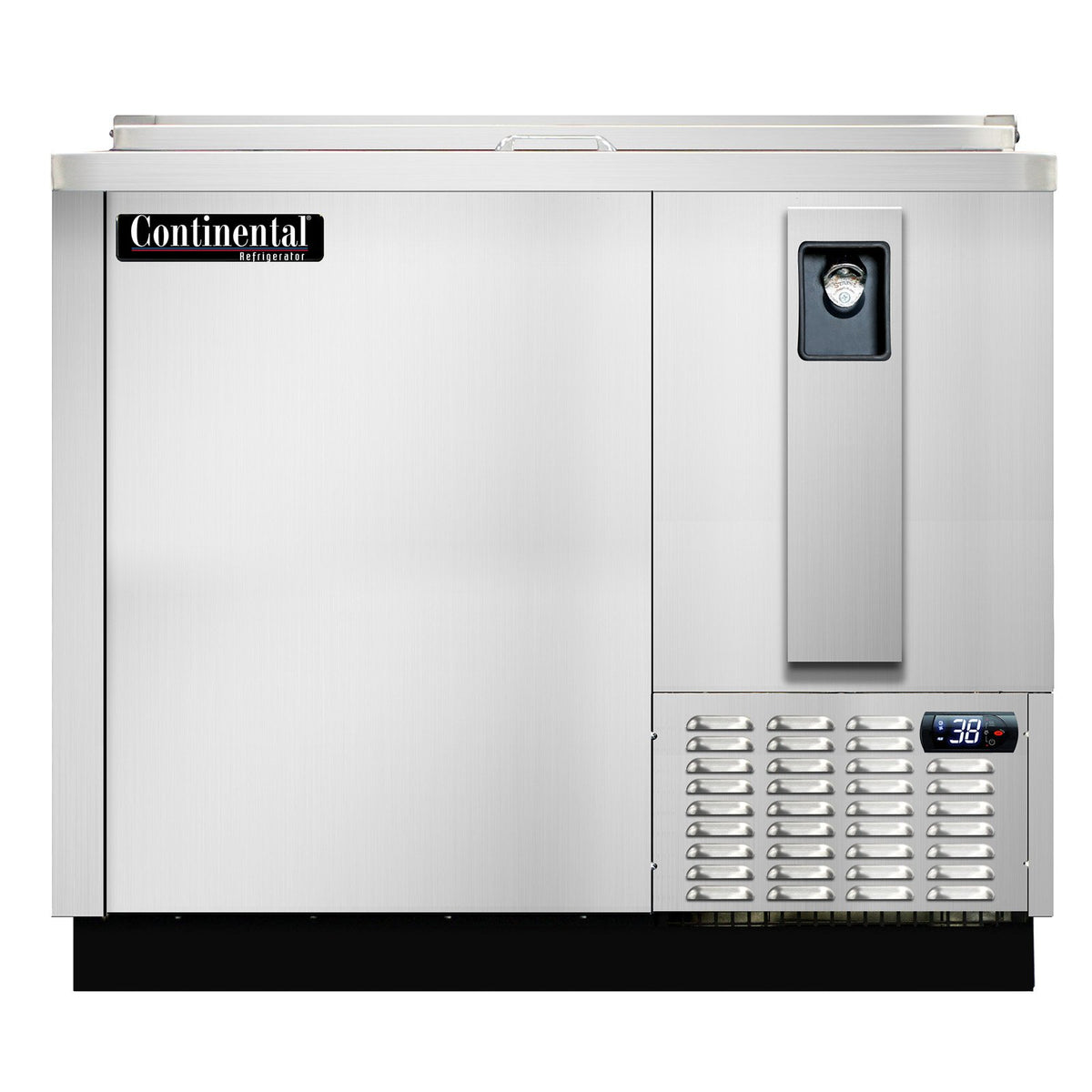 Continental Refrigerator BC37NSS 37-Inch Horizontal Bottle Cooler β Stainless Steel Exterior