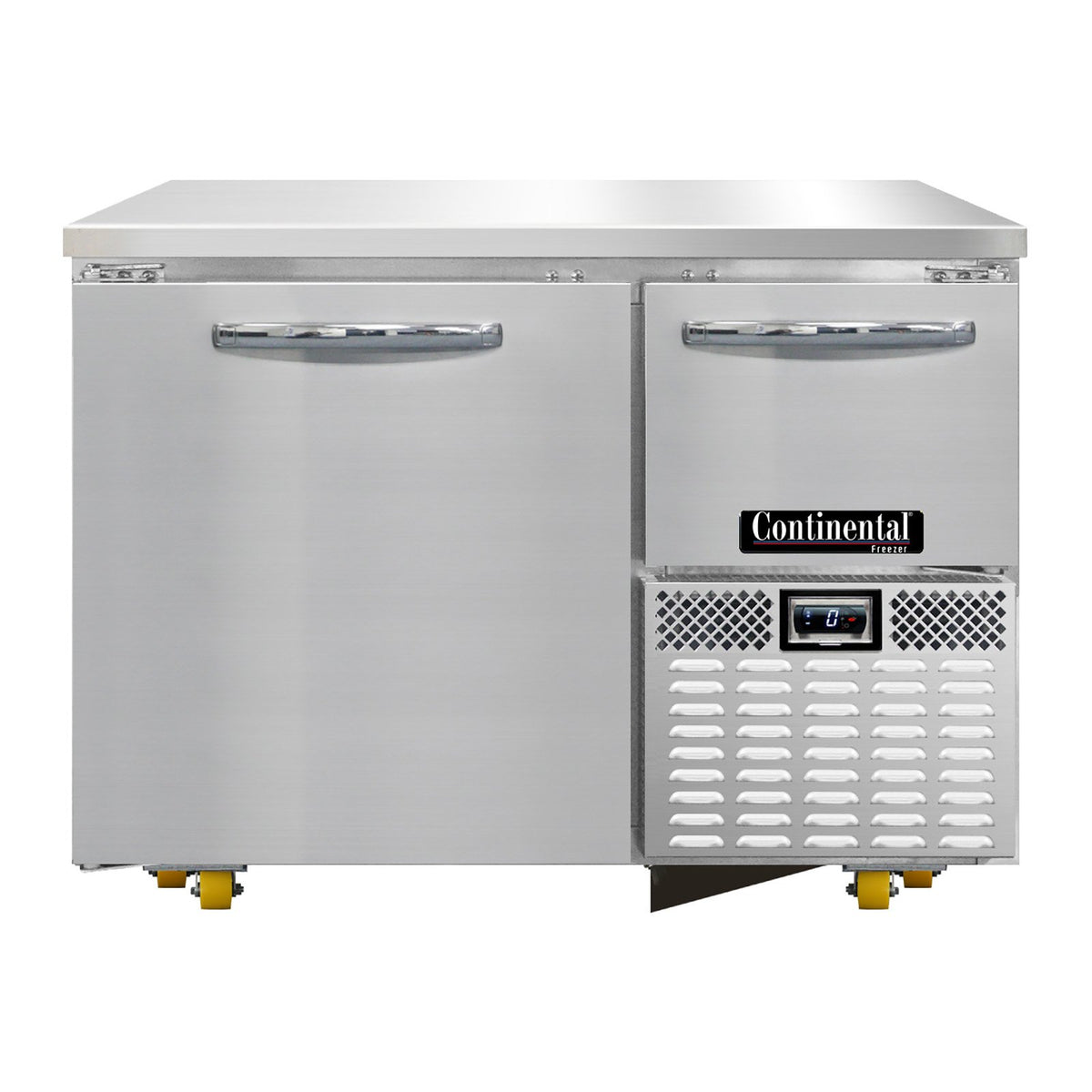 Continental Refrigerator FA43N-U 43.1875-Inch Undercounter Freezer β 2 Doors, Stainless Steel Exterior
