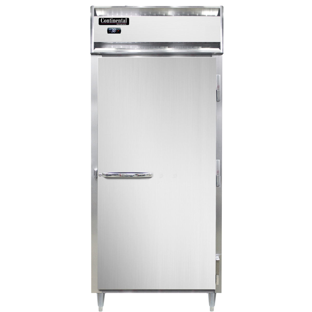 Continental Refrigerator D1RXNSA 36.25-Inch Reach-In Refrigerator — 1 Doors, Stainless Steel Exterior