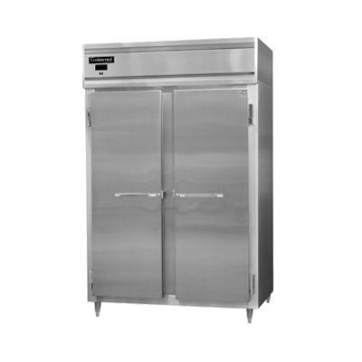 Continental Refrigerator D2RNSS 52-Inch Reach-In Refrigerator — 2 Doors, Stainless Steel Exterior
