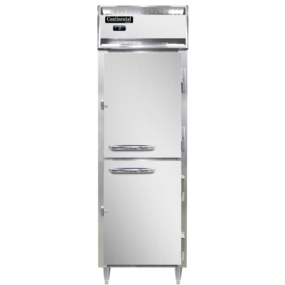 Continental Refrigerator D1FNSAPTHD 26-Inch Pass-Thru Freezer — 2 Doors, Stainless Steel Exterior
