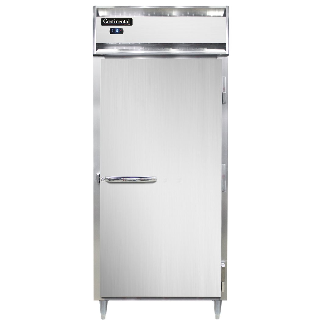 Continental Refrigerator D1FXSNSA 36.25-Inch Reach-In Freezer — 1 Doors, Stainless Steel Exterior