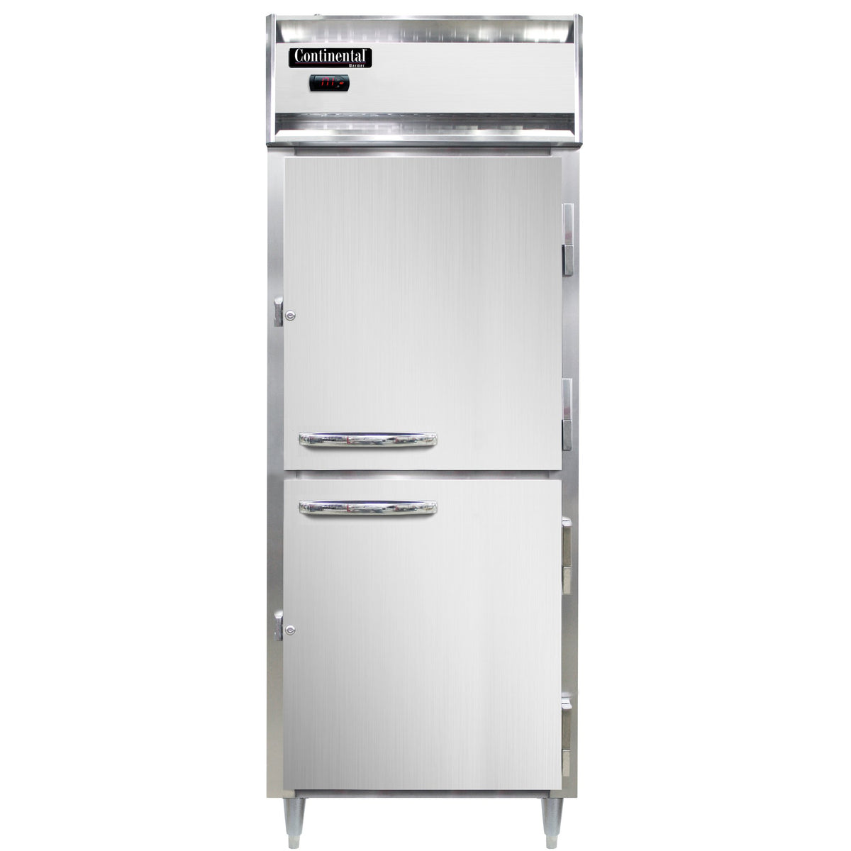 Continental Refrigerator DL1WE-HD 28.5-Inch Heated Holding Cabinet — 2 Doors, Stainless Steel Front