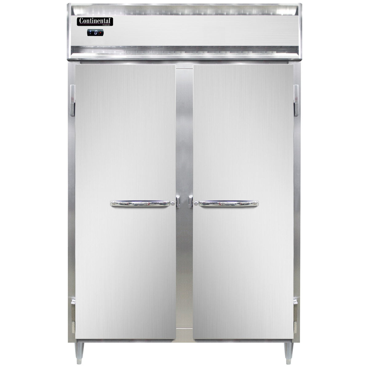 Continental Refrigerator D2FNSA 52-Inch Reach-In Freezer β 2 Doors, Stainless Steel Exterior