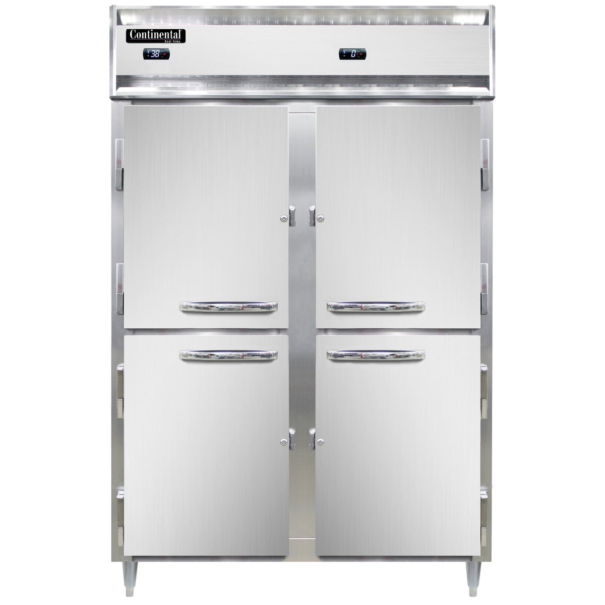 Continental Refrigerator D2RFNHD 52-Inch Refrigerator / Freezer — 2 Doors, Stainless Steel Front
