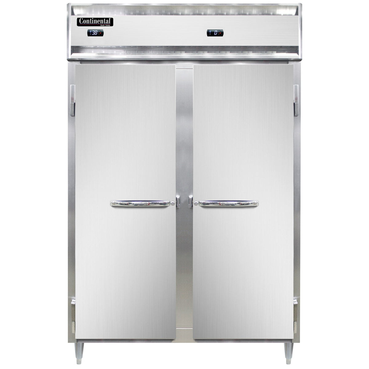 Continental Refrigerator D2RFNSA 52-Inch Refrigerator / Freezer — 2 Doors, Stainless Steel Exterior