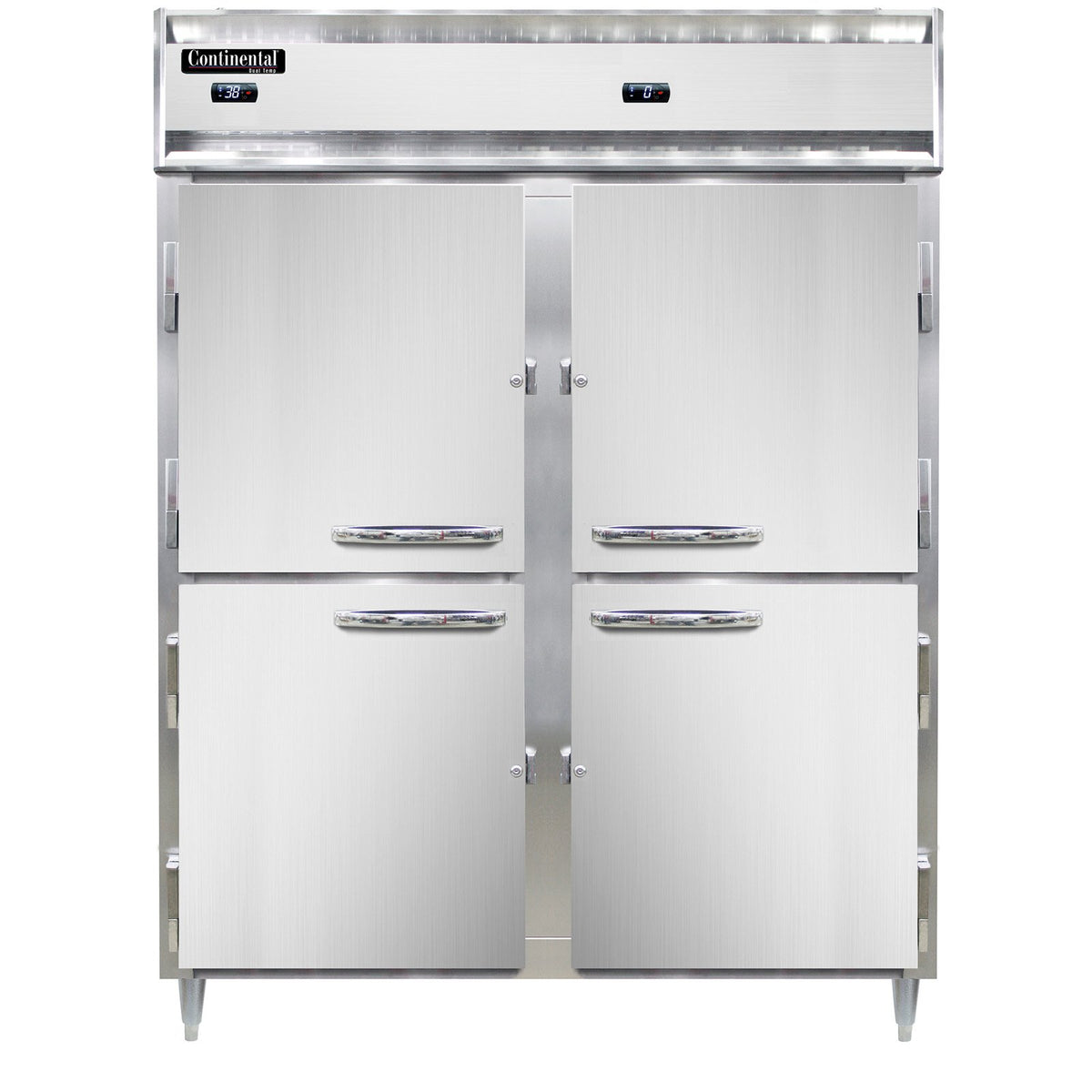 Continental Refrigerator D2RFENSSHD 57-Inch Refrigerator / Freezer β 4 Doors, Stainless Steel Exterior