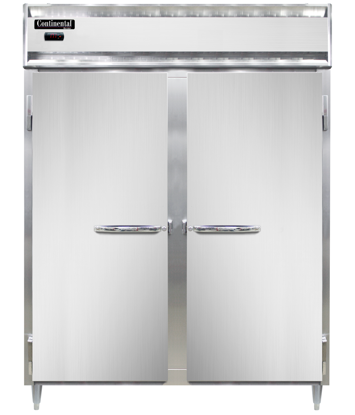 Continental Refrigerator DL2WE-PT-SD-GD 57-Inch Pass-Thru Heated Holding Cabinet — 4 Doors, Stainless Steel Front