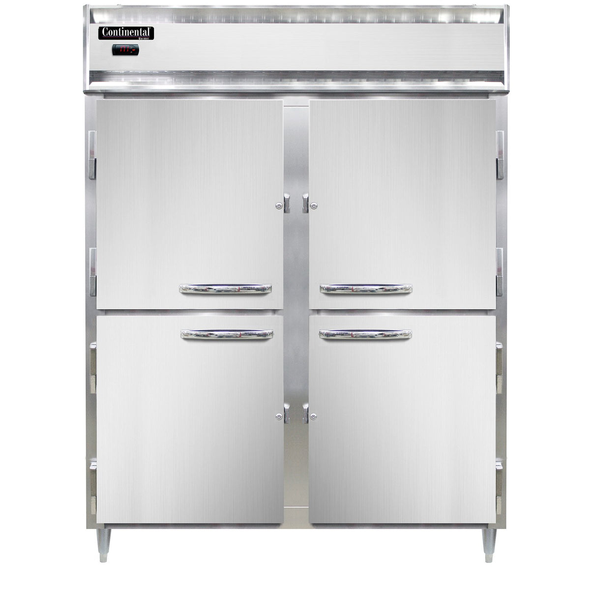 Continental Refrigerator DL2WE-SA-HD 57-Inch Heated Holding Cabinet — 4 Doors, Stainless Steel Exterior