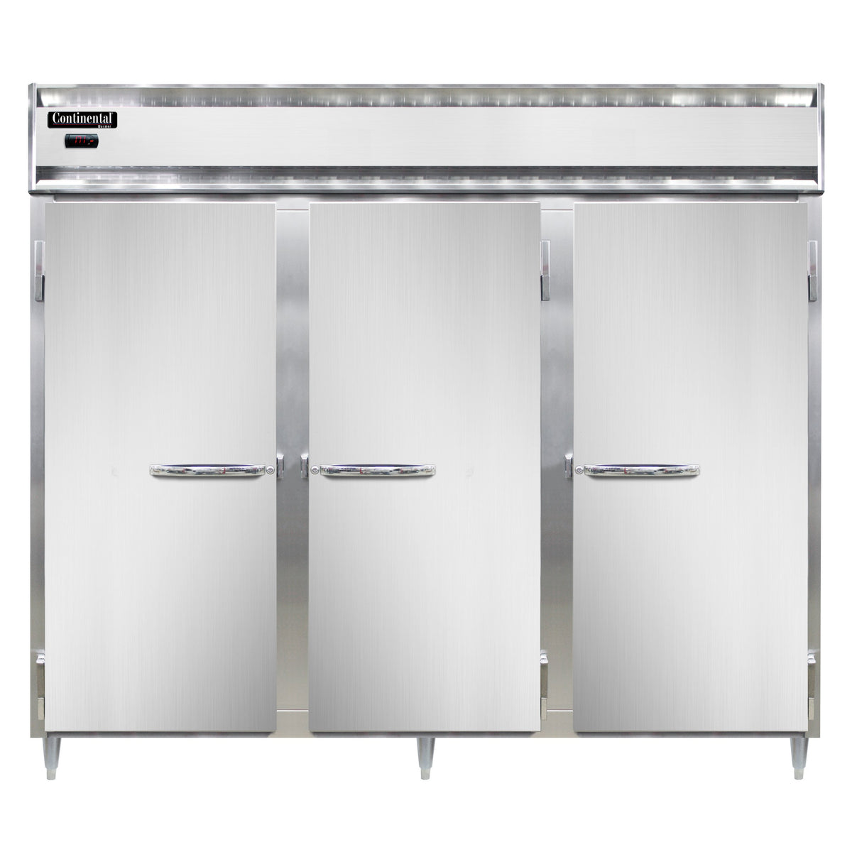 Continental Refrigerator DL3WE-PT 85.5-Inch Pass-Thru Heated Holding Cabinet — 6 Doors, Stainless Steel Front