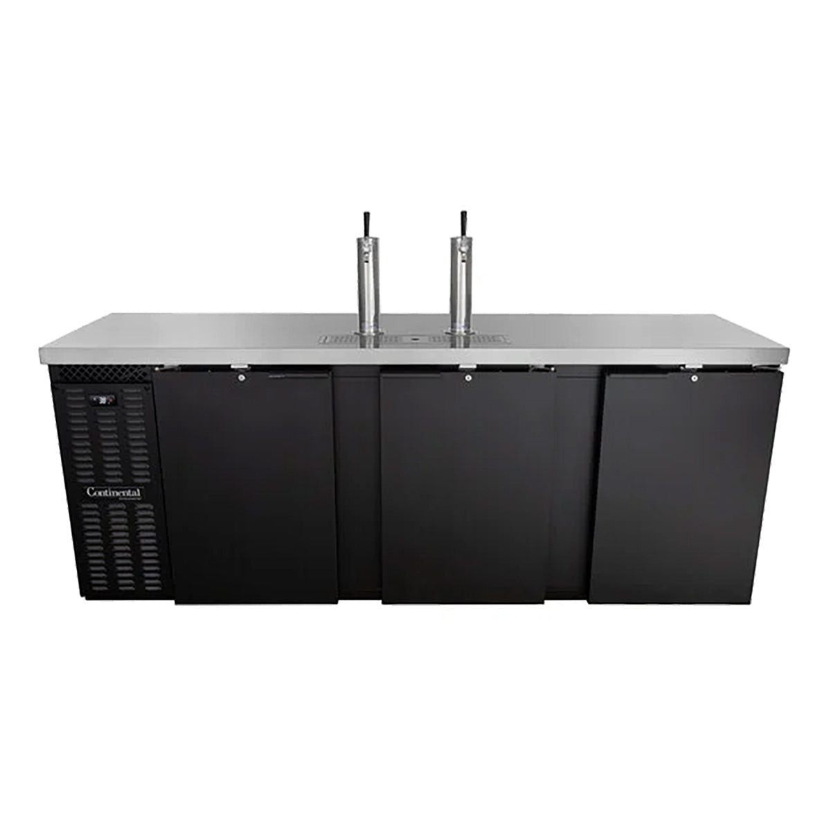 Continental Refrigerator KC90N 90-Inch Keg Cooler & Beer Dispenser β 3 Doors