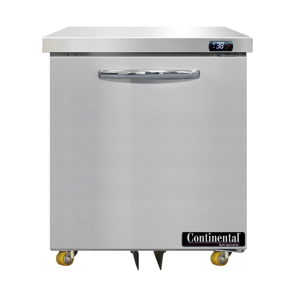 Continental Refrigerator SW27N-U 27.5-Inch Undercounter Refrigerator β 1 Doors, Stainless Steel Front