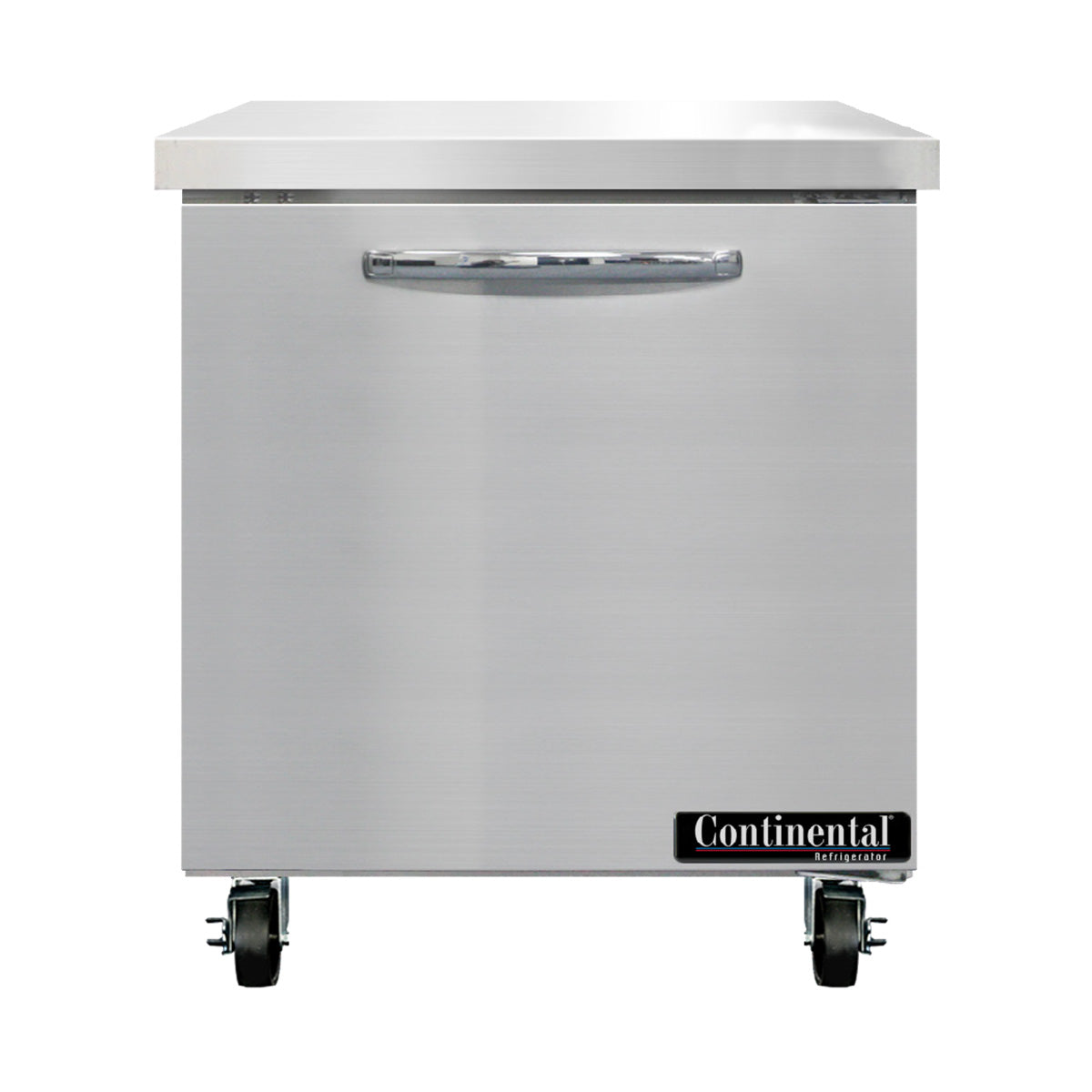 Continental Refrigerator SW27N 28-Inch Worktop Refrigerator — 1 Doors, Stainless Steel Front