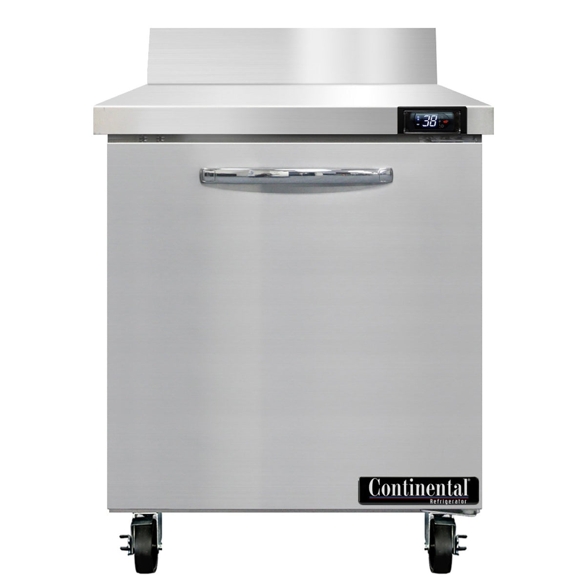 Continental Refrigerator SW27NBS 28-Inch Worktop Refrigerator — 1 Doors, Stainless Steel Front