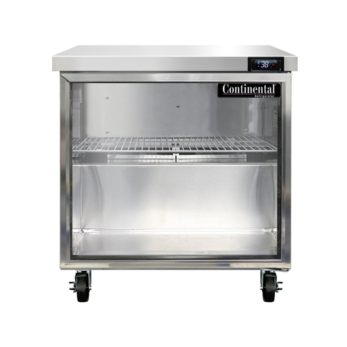 Continental Refrigerator SW32NGD 32-Inch Worktop Refrigerator — 1 Doors, Stainless Steel Front