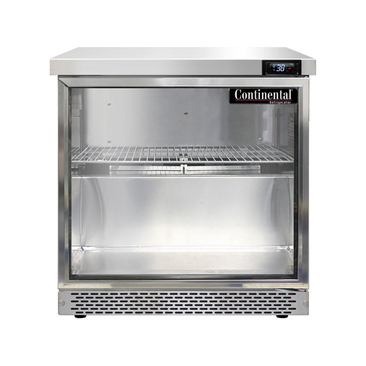 Continental Refrigerator SW32NGD-FB 32-Inch Worktop Refrigerator — 1 Doors, Stainless Steel Front