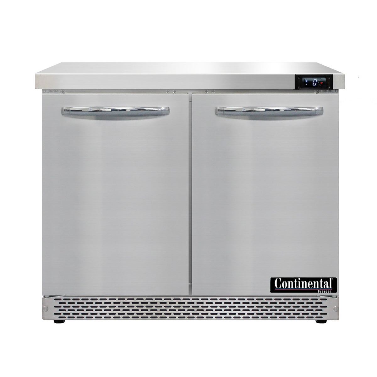 Continental Refrigerator SWF36N-FB 36-Inch Worktop Freezer β 2 Doors, Stainless Steel Front
