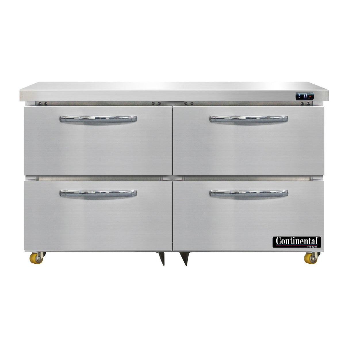 Continental Refrigerator SWF48N-U-D 48-Inch Undercounter Freezer — 4 Drawers, Stainless Steel Front