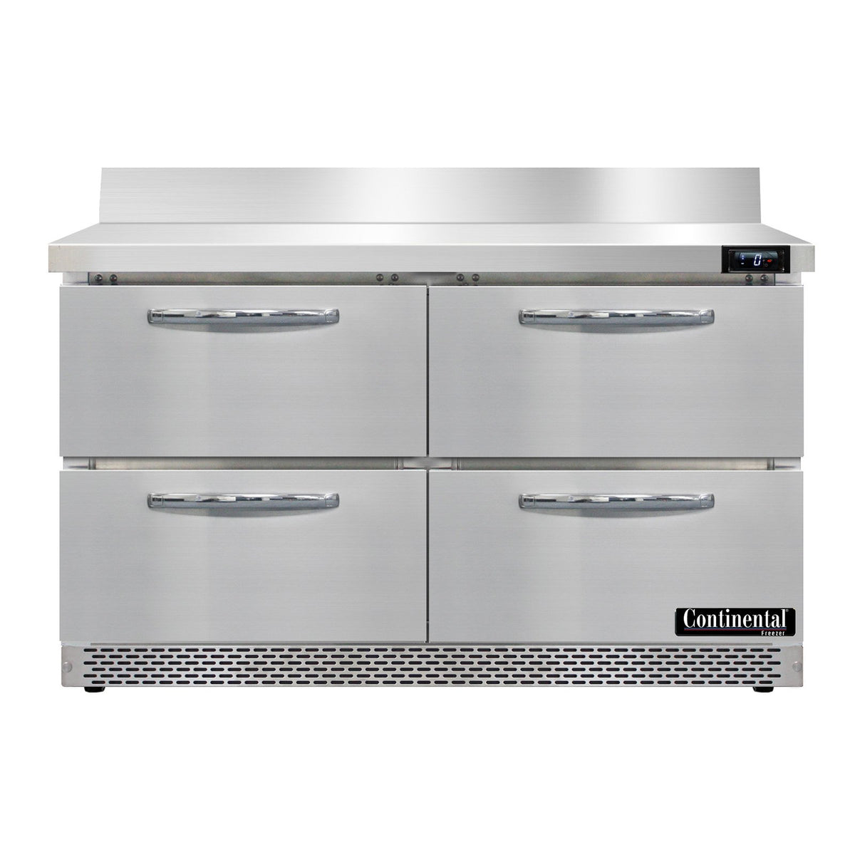Continental Refrigerator SWF48NBS-FB-D 48-Inch Worktop Freezer β 4 Drawers, Stainless Steel Front