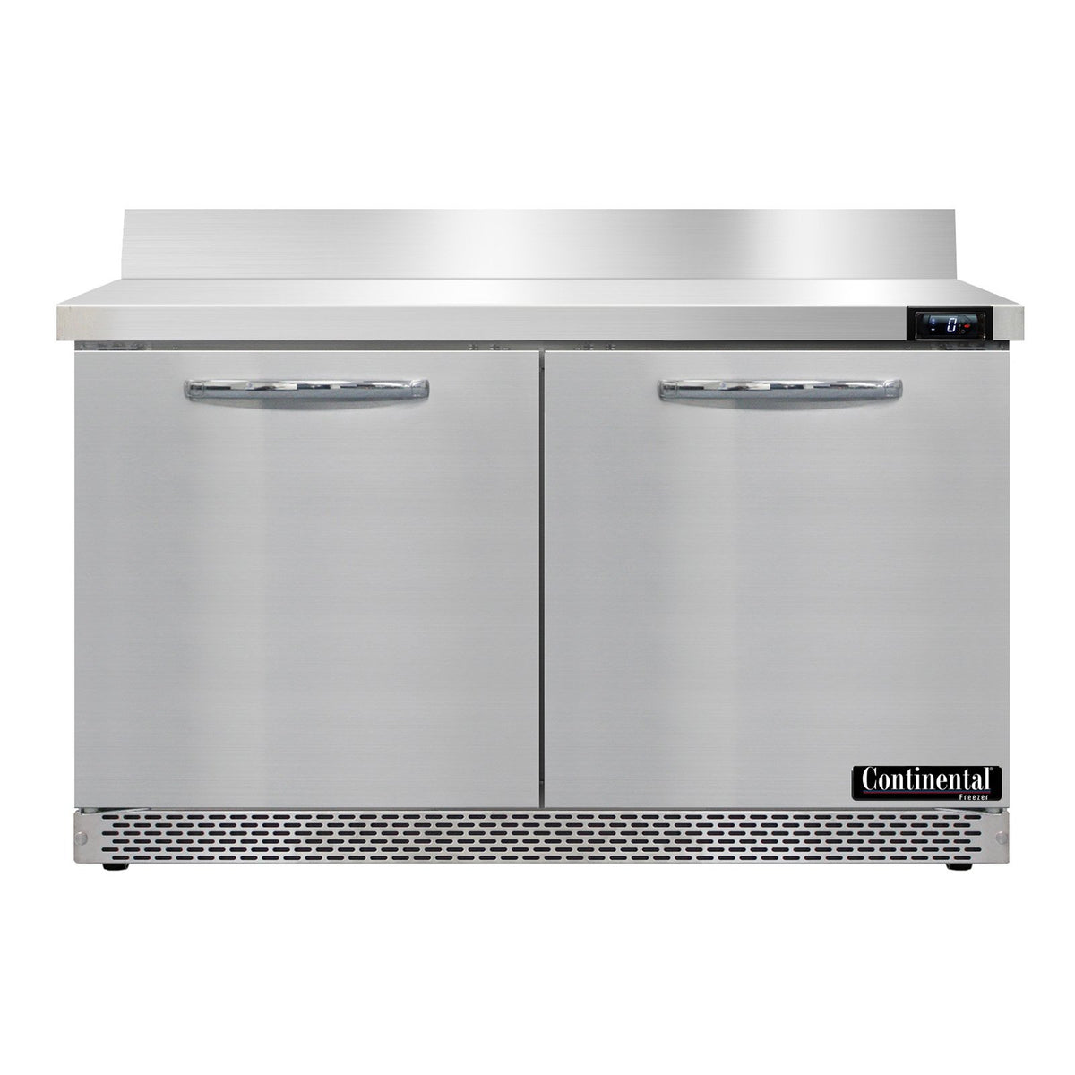 Continental Refrigerator SWF48NBS-FB 48-Inch Worktop Freezer β 2 Doors, Stainless Steel Front