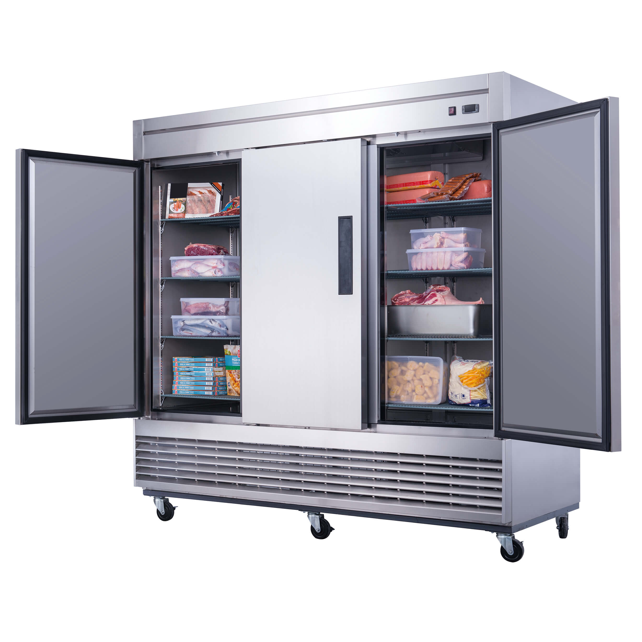 Dukers D83F Three Door Freezer