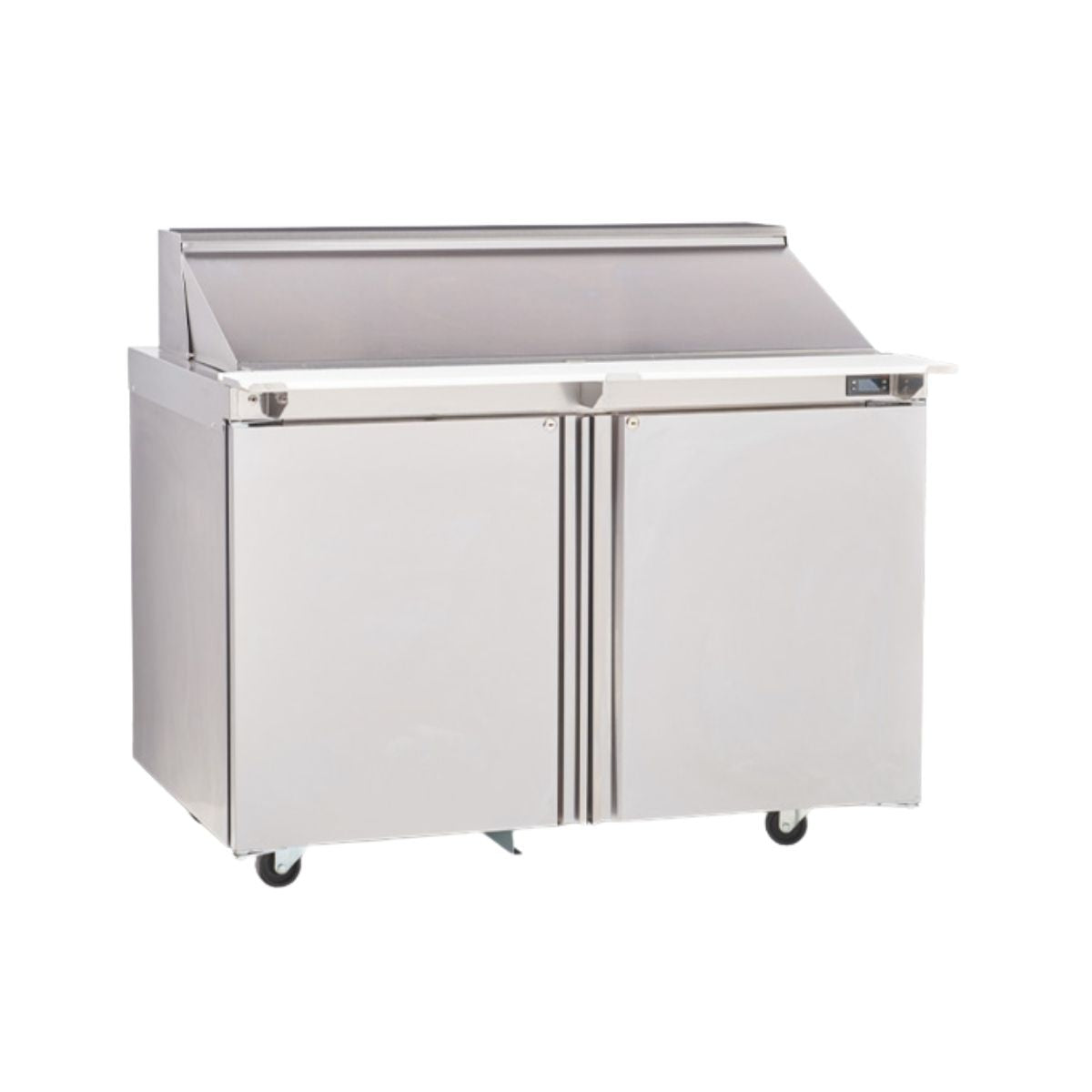 Delfield 4448NP-6M 48.13-Inch Sandwich & Salad Prep Table β 6 Pans, 2 doors