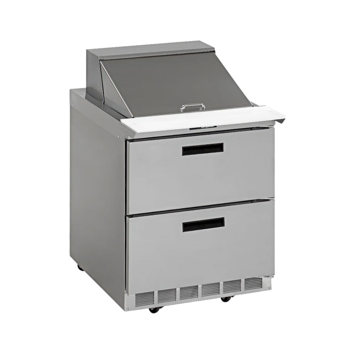 Delfield D4427NP-9M 27.13-Inch Sandwich & Salad Prep Table — 9 Pans, 2 drawers