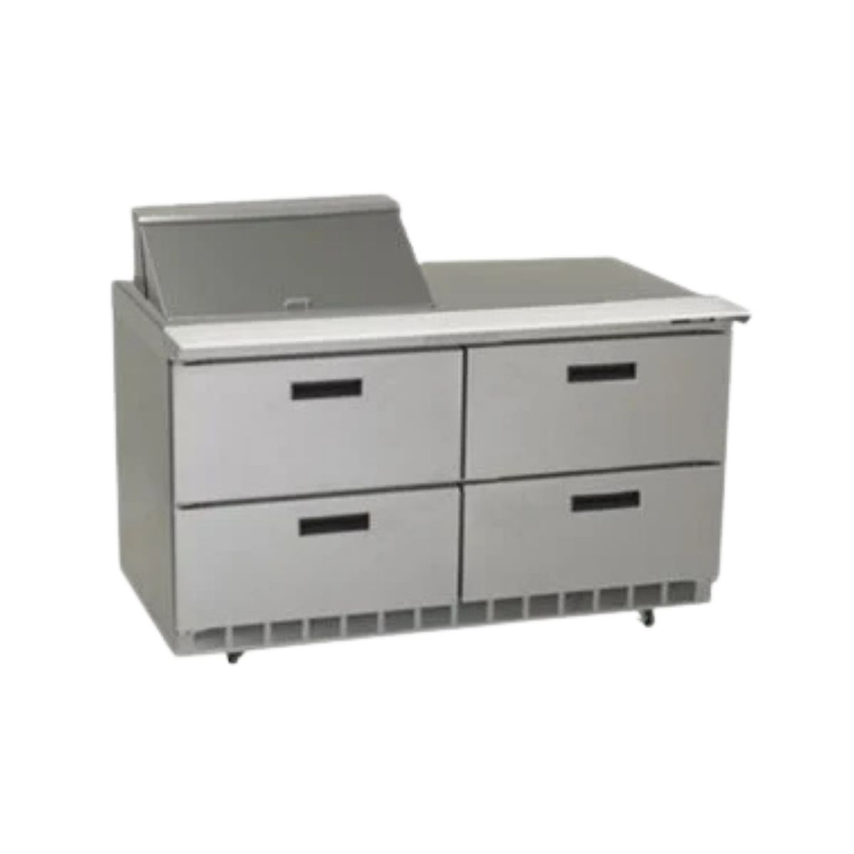 Delfield D4460NP-12M 60.13-Inch Sandwich & Salad Prep Table β 12 Pans, 4 drawers