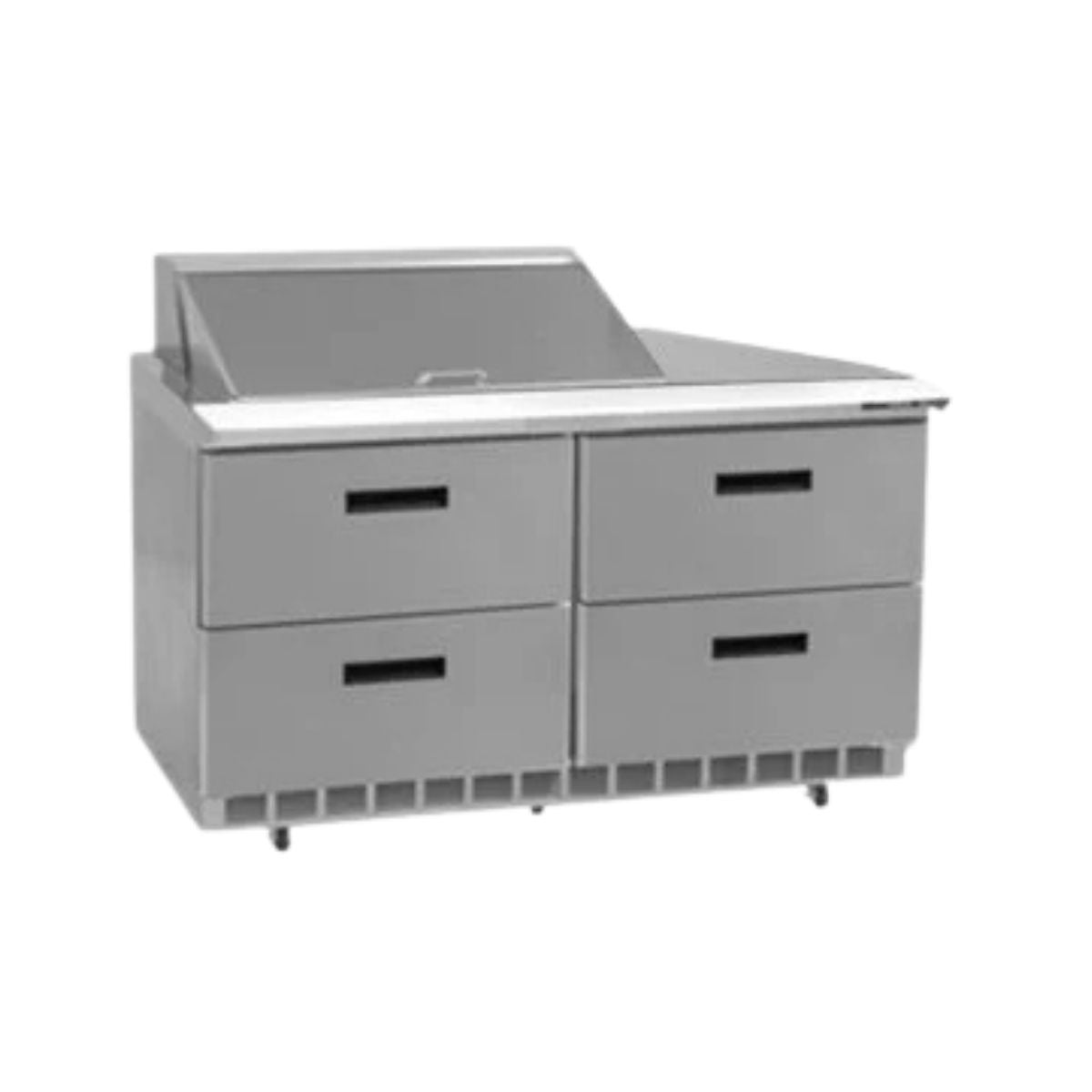 Delfield D4460NP-18M 60.13-Inch Sandwich & Salad Prep Table β 18 Pans, 4 drawers